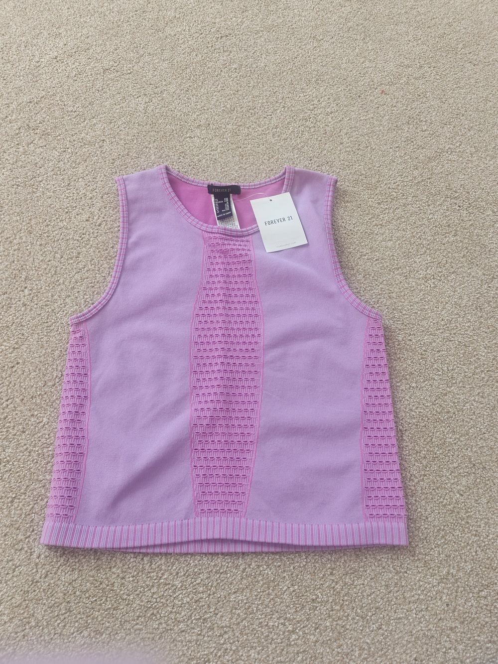 Forever 21 Girls' Lavender Knit Tank Top